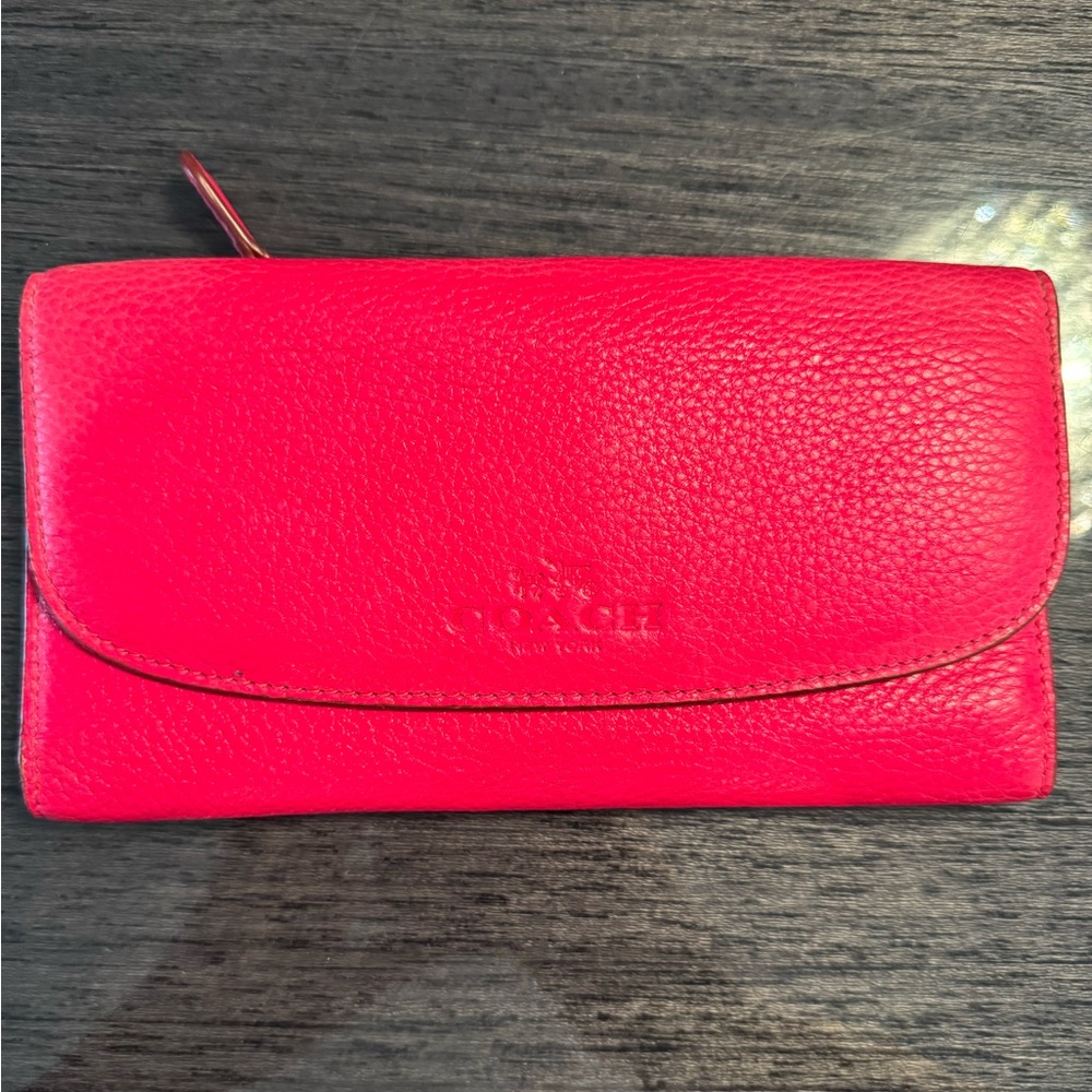 Pink Coach Wallet